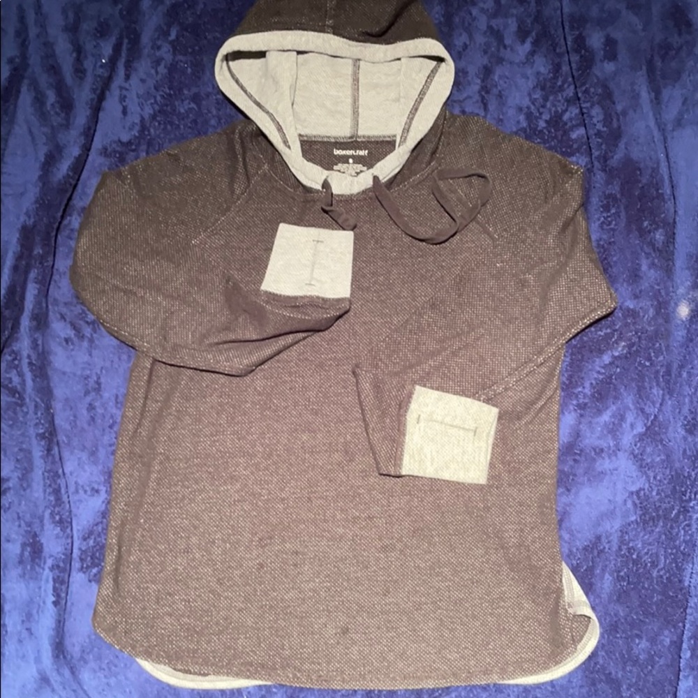 Black and grey hoodie